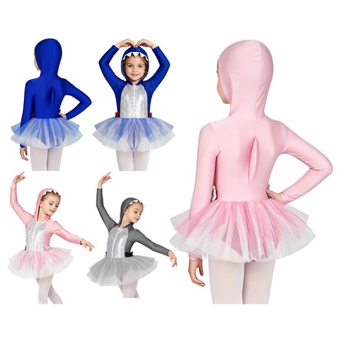 Kids girls shark tutu costume - shark,