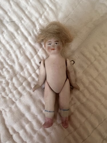 Antique bisque doll - antique,