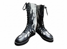 Handmade Snake Pattern Black &
