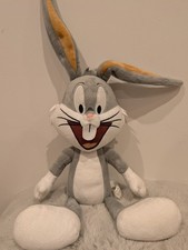 Rare Vintage Looney Tunes Official Bugs Bunny Plush Teddy 40cm