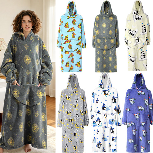 Extra long hoodie blanket - long,