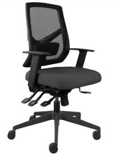 ME500 Energi-24 Black Mesh Ergonomic Computer Office Chair 3D-Arms GRADED MEB