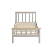 Single Bed Pine 3FT Wooden Frame Solid White Furniture Fits Mattress 190 x 90cm