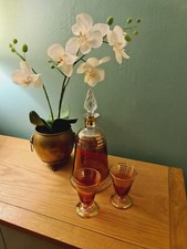 Vintage Art Glass Decanter