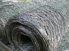 Chicken Rabbit Netting, 50 Mtrs, Galvanised, Garden DIY Mesh Fencing- 22G (12KG)