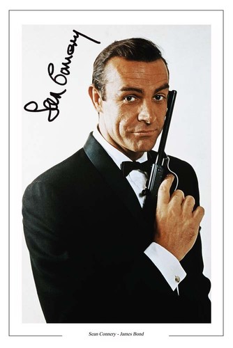 Sean connery signed autograph - connery,