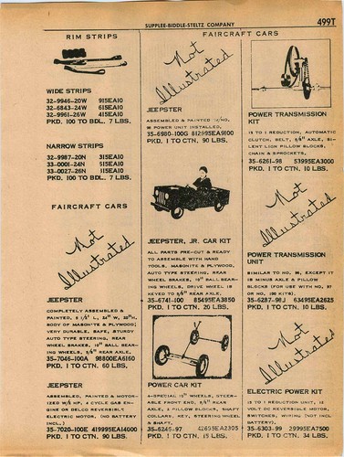 1961 advert faircraft toy - 1961,