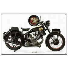 PANTHER M100 FINE ART METAL SIGN. CLASSIC BRITISH MOTORCYCLES