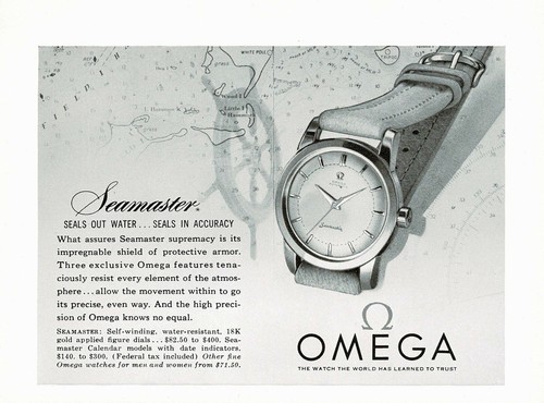 1950s vintage omega seamaster - 1950s,