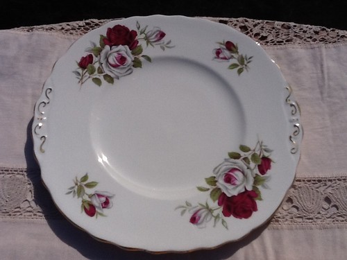Vintage cake plate - vintage,