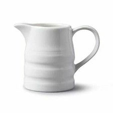 Churn Jug White Porcelain Milk, Gravy, Custard, Cream White 1/0.5/0.25/ 2 Pint