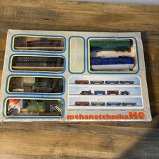 Mehano HO-scale train set track and scenery few bits missing 