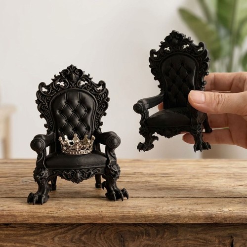 Printed mini gothic throne - printed,