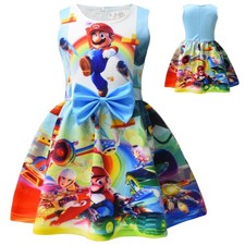 Kids SuperMario Costume Girls