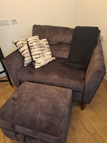 Sofa charcoal new - (snug),, charcoal,