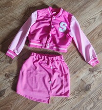 Girls Pink Skirt and Jacked Age 9