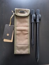 2 X FOX CAM LOK EXTENDABLE BANKSTICKS 9" + 12" + Korda Bag