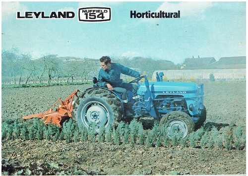 Leyland nuffield 154 tractor - leyland,
