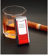 ✅Free Name engrave ✅METAL Gas Lighter✅Triple fire JET BLUE FLAME LIGHTER   ✅#26