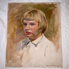 Modernist young man portrait