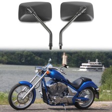 Black Motorcycle Rear Mirrors