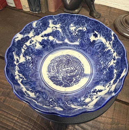 Antique japanese meiji blue - antique,