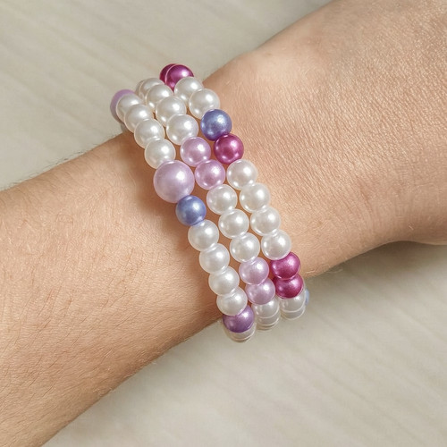 Handmade beaded coil memory - handmade,