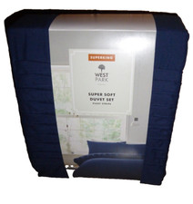 WEST PARK Navy Blue Pleat