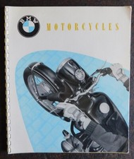 1954 VINTAGE BMW MOTORCYCLE BROCHURE CATALOG  R25/3 R51/3 R67/2 R68 RACE SIDECAR
