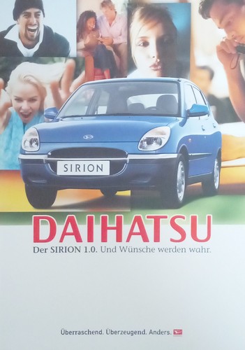 Daihatsu sirion 09 00 - daihatsu, 1.0