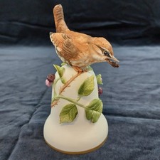 Franklin Mint Peter Barratt Bird Bells Ceramic Gold Rim Excellent Condition