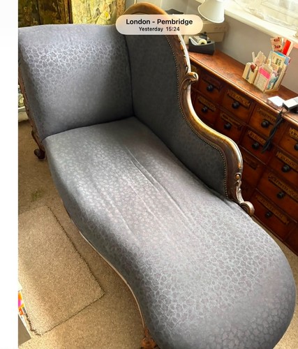 Elegant victorian chaise - victorian,