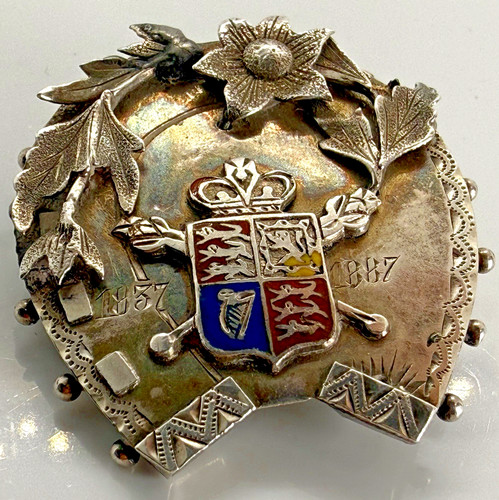 Antique brooch sterling silver - antique,