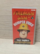 Fireman Sam’s Bumper Video – Telly Trouble! (VHS, BBC) Vintage 90s Kids TV Rare