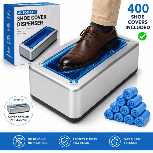 Automatic shoe cover dispenser - automatic,