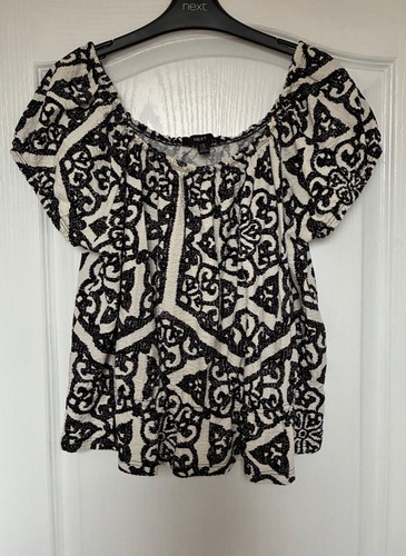 New next black white - frill, hem