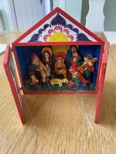 Peru Artisan Wooden Scene