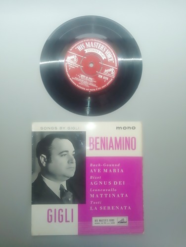 Vintage beniamino gigli - gigli:, ex