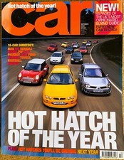CAR MAGAZINE OCT-2001 - MG ZX