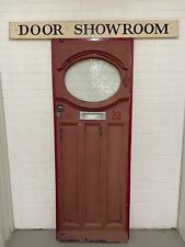 Reclaimed Old 1930s Edwardian Wooden Panel Front Door 1990 Or 1985mm x 755mm