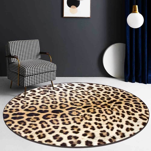 Leopard animal print rug - leopard,