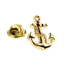 Gold Plated Naval Anchor &