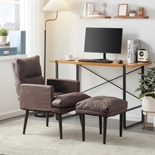 Lazy Chair PU W/Footstool