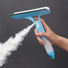 3-in-1 Window Glass Cleaner with Spray Bottle & Scraper | Home Mirror Tool