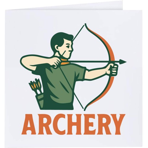 Archery hobbyist shooting a - hobbyist,