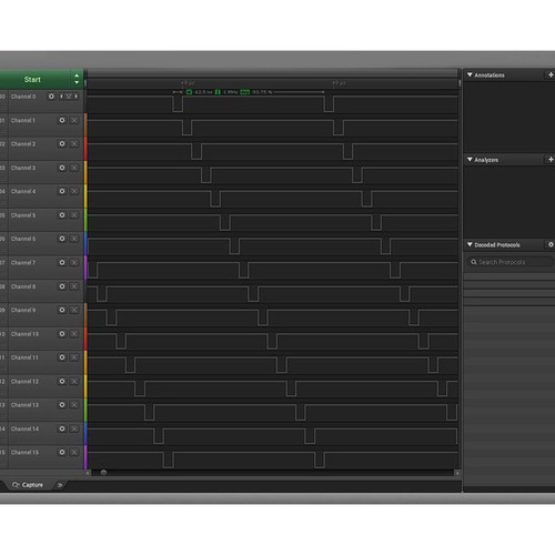 Logic analyzer channel - .logic, 16