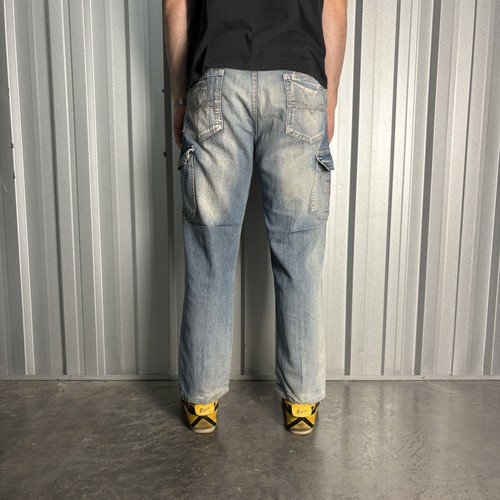 Embroidered blue cargo - embroidered,