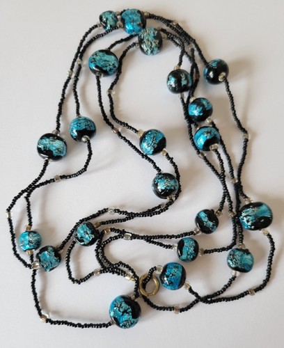 Vintage blue foil - vintage,