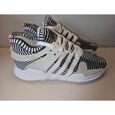 Adidas EQT Equipment size 10.5 white black trainers mens