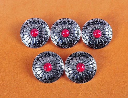 10x 30mm sun flower - sun, red